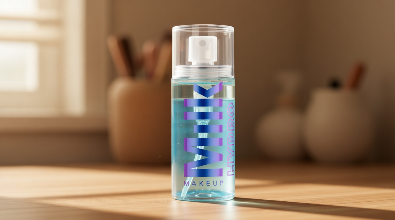 Milk Makeup Hydro Grip Set + Refresh Spray with Hyaluronic Acid – Sets Makeup + Hydrates Skin for Up to 12 Hours – Long-Lasting, Alcohol-Free Facial Mist for Dewy, Radiant Skin