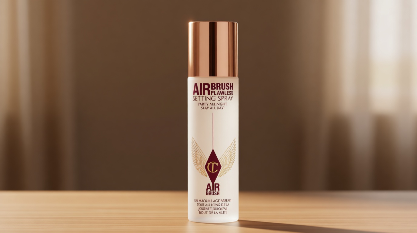 Charlotte Tilbury Airbrush Flawless Setting Spray - Ultra-Fine Hydrating Mist to Prime & Set Face Makeup For Up to 16Hr - Soothes, Blurs Pores & Calms Skin