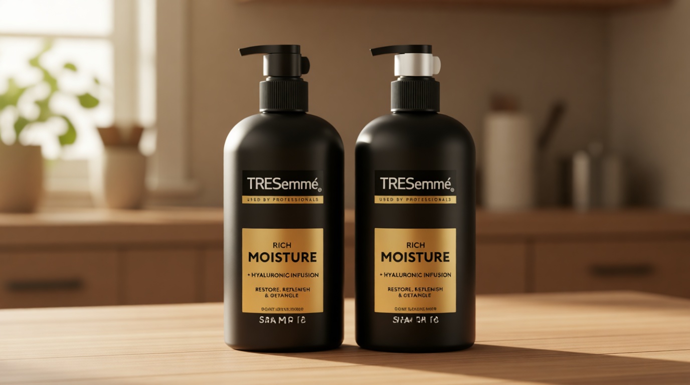 TRESemmé Rich Moisture Shampoo and Conditioner 2 Count Rich Moisture for Dry Hair Formulated With Vitamin E and Biotin 28 oz