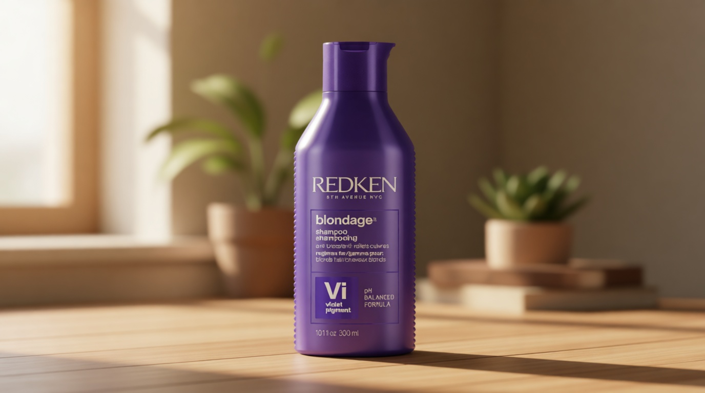 Redken Blondage Purple Shampoo For Blonde, Bleached or Highlighted Hair - Neutralizes Brassy Tones With Salicylic Acid, Color Depositing Cradle to Cradle Certified