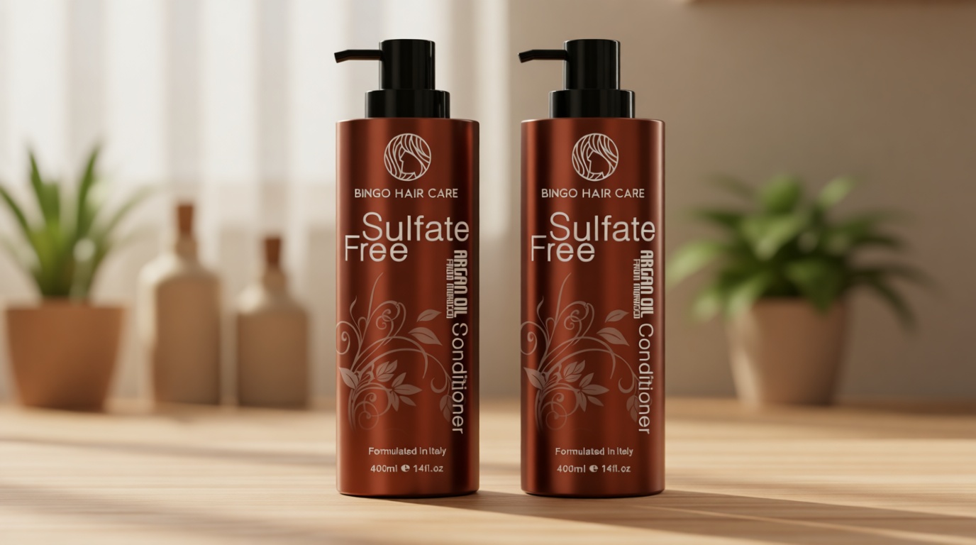 Moroccan Argan Oil Shampoo and Conditioner Set - Sulfate Free, Anti Frizz Hydrating Care for Women - Deep Moisturizing Treatment for Color, Keratin Treated, Curly, Damaged and Dry Hair