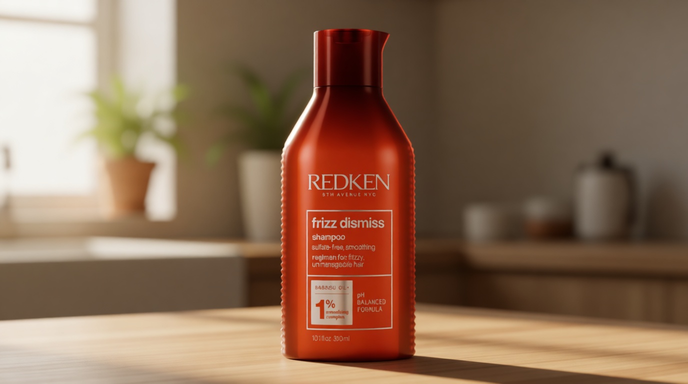 Redken Frizz Dismiss Shampoo For Frizzy Hair - Provides Smoothness & Shine, Weightless Frizz Control, Sulfate-Free Cradle to Cradle Certified