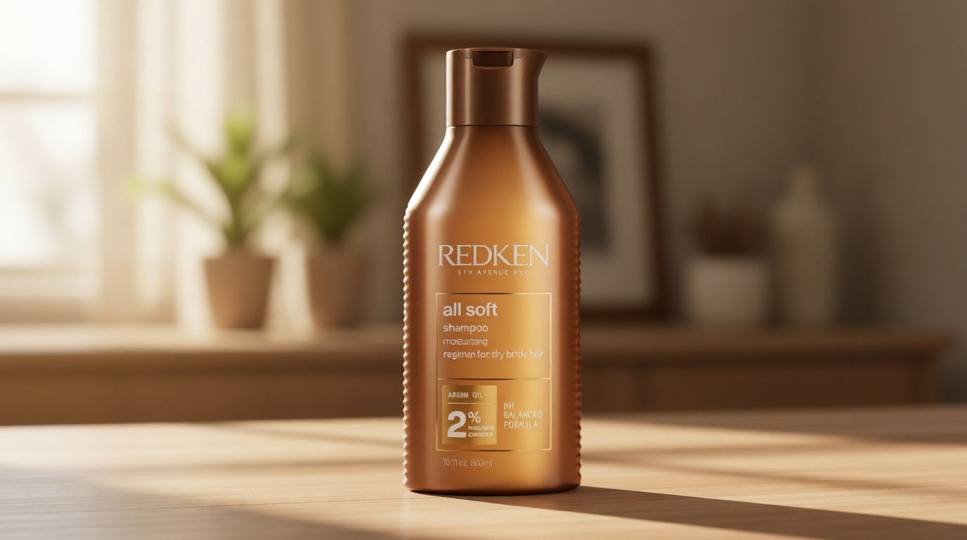 Redken All Soft Shampoo - Moisturizes & Hydrates Dry, Brittle Hair, Gently Cleanses and Softens, With Argan Oil, Safe For Color-Treated Hair Cradle to Cradle Certified