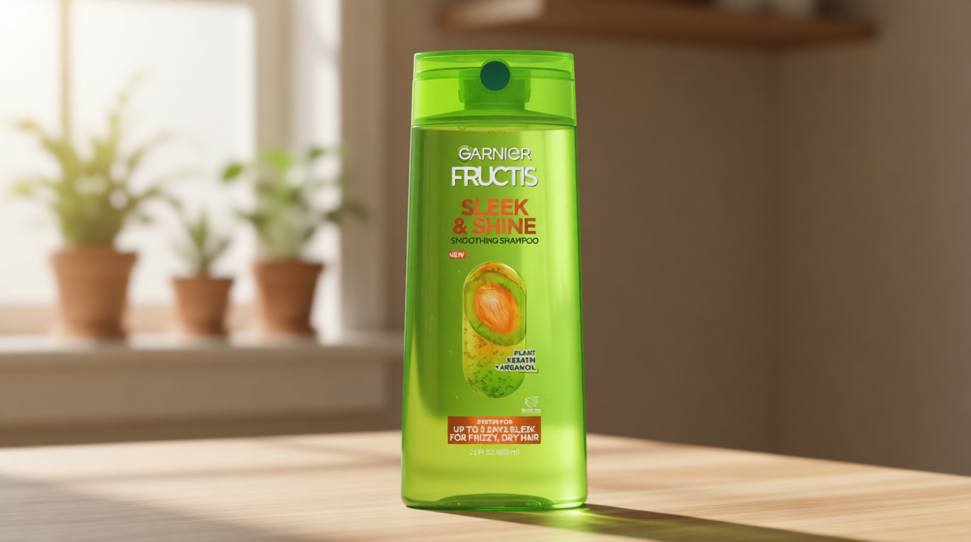 Garnier Fructis Sleek & Shine Shampoo, Frizzy, Dry, Unmanageable Hair, 22 fl. oz.(Packaging May Vary) Cradle to Cradle Certified