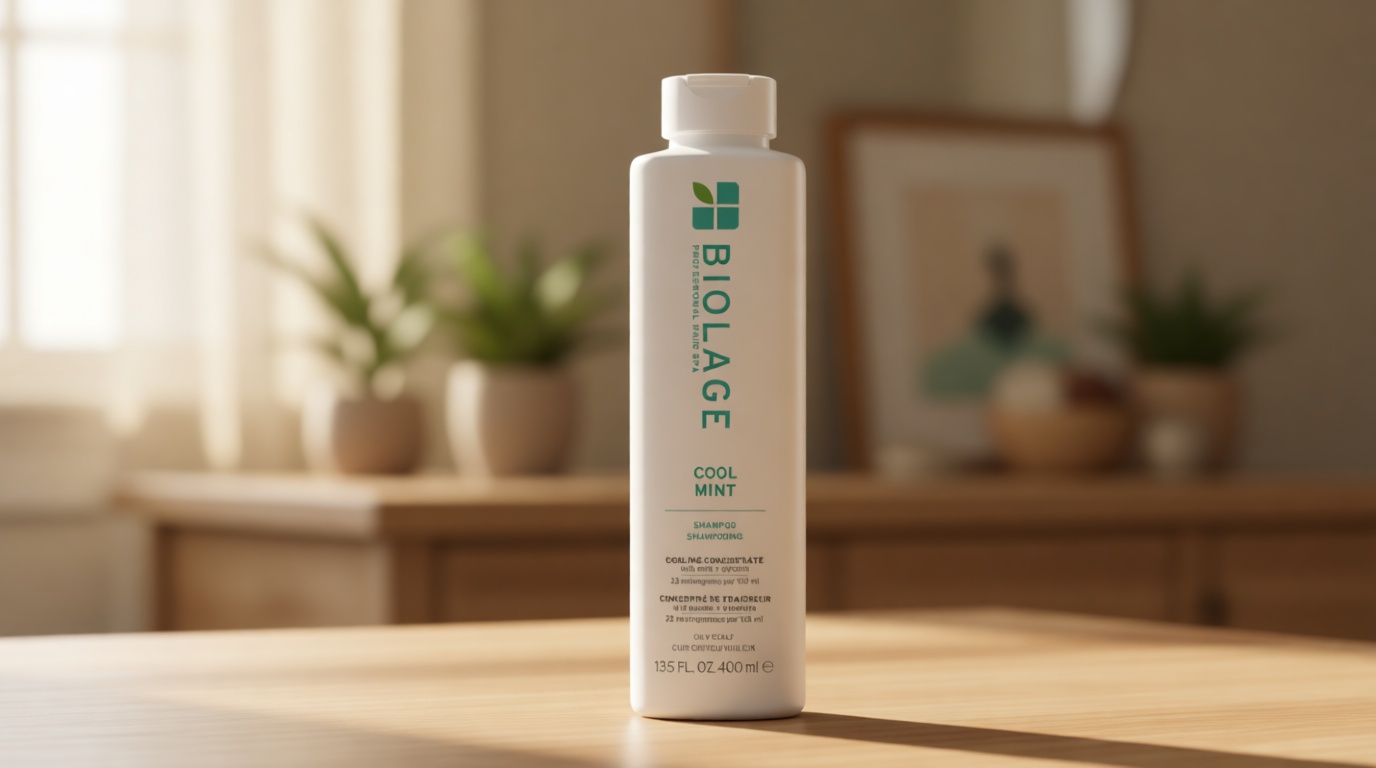 Biolage Cool Mint Shampoo - Balancing Shampoo for Oily Scalp, Gently Cleanses, Refreshes & Helps Balance, Mint & Glycerin, Vegan & Paraben-Free Cradle to Cradle Certified