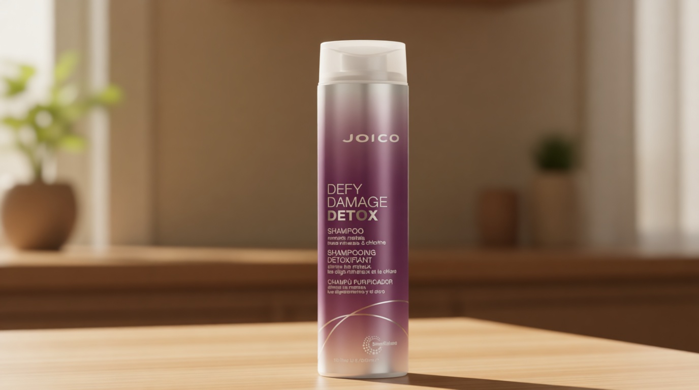 Joico Defy Damage Detox Shampoo | Removes Chlorine, Hard Water Residue, Product Buildup, Metals, & Trace Minerals | Strengthens Bonds & Preserves Hair Color | Vegan | Sulfate-Free