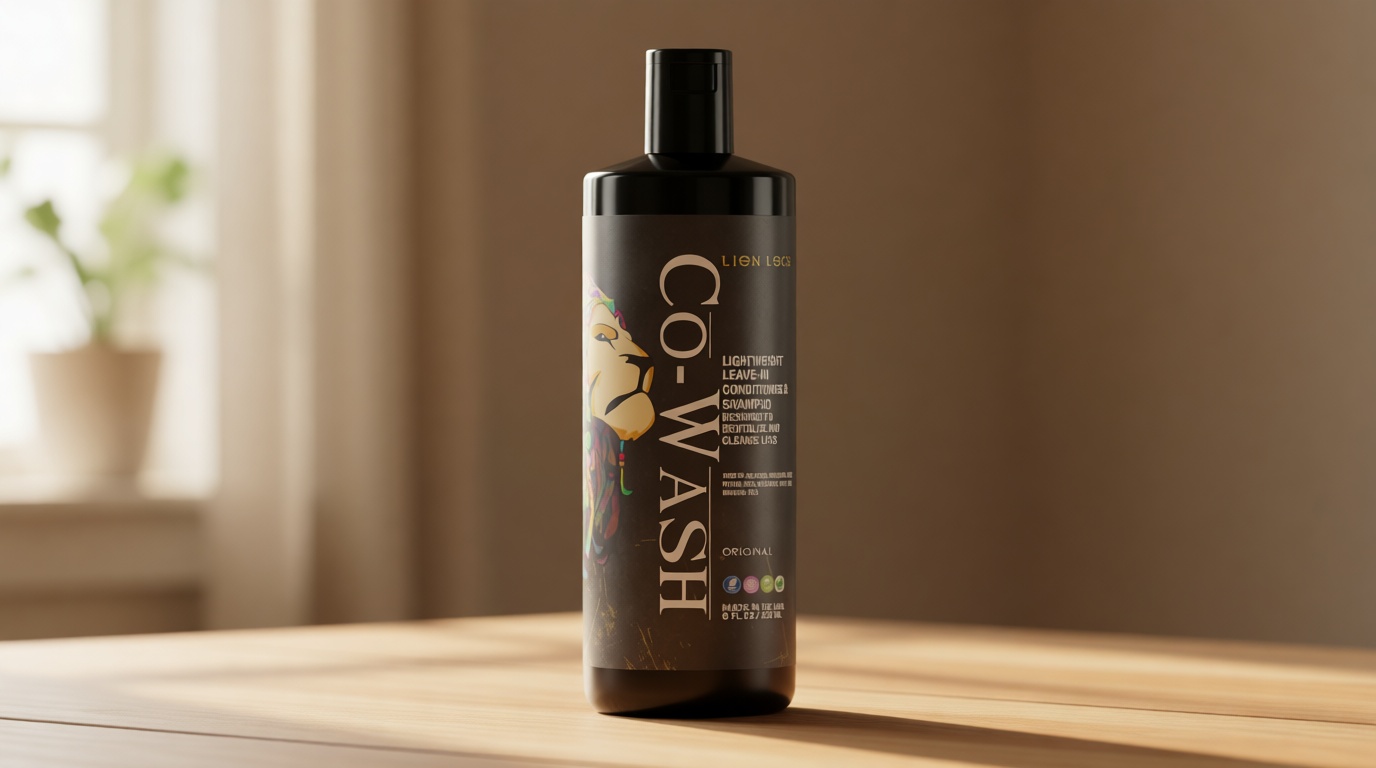 Lion Locs Shampoo and Conditioner for Dreads, Sisterlocks, Locks, & Dreadlocks | Lightweight Vegan Co Wash (8oz)