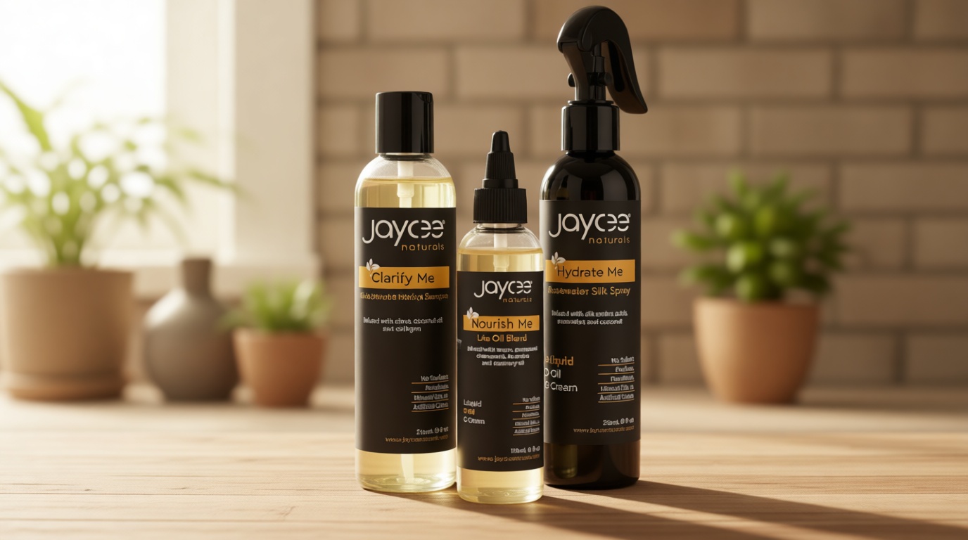 3-Step Loc Maintenance Kit - Clarify Weekly, Hydrate Daily & Seal Moisture | Shampoo, Rosewater Spray & Lightweight Oil for Locs & Textured Hair - Supports Healthy, Breakage-Free Locs