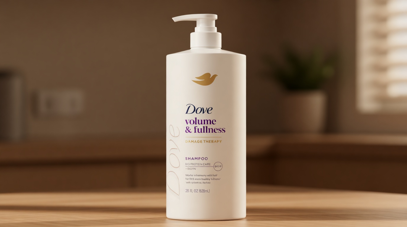 Dove Shampoo Volume & Fullness for Fine, Thin Hair with Bio-Protein Care Technology and Biotin 28 Fl Oz