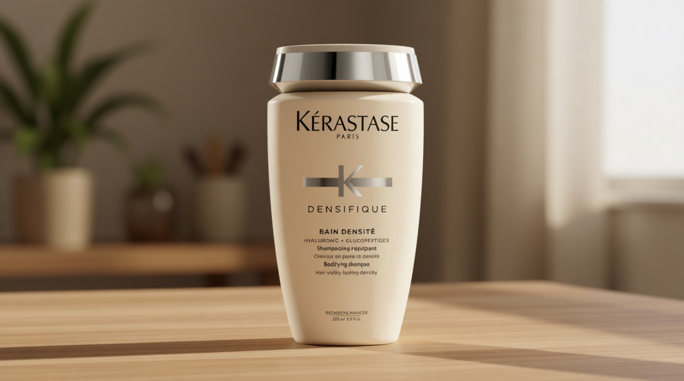 Kerastase Densifique Densité Shampoo - Thickening & Strengthening For Fine & Thinning Hair, Removes Build-Up & Adds Shine With Hyaluronic Acid Cradle to Cradle Certified