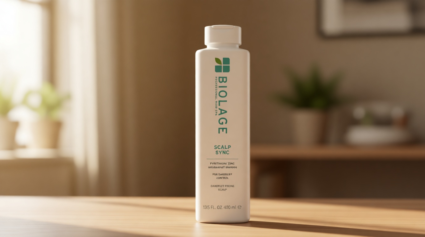 Biolage Scalp Sync Anti-Dandruff Shampoo - Controls Itchy Scalp, Deeply Cleanses Hair, Moisturizing Dandruff Treatment, With Zinc Pyrithione, Vegan & Cruelty-Free, 1.7 FL Oz