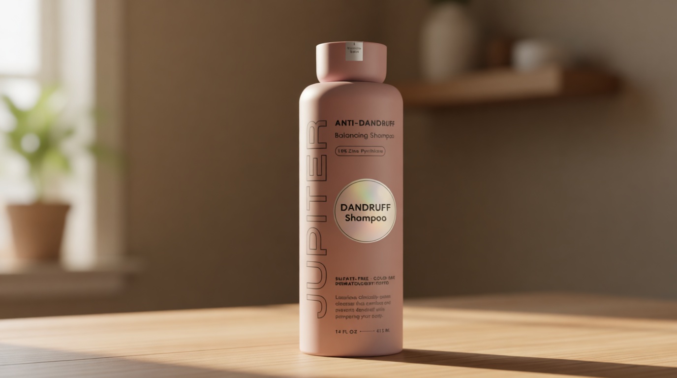 Jupiter Anti Dandruff Shampoo - Shampoo for Men & Women for Flaky, Itchy, Oily, & Dry Scalp - Nourishes Scalp and Reduces Breakage & Flakes - Color-Safe, Sulfate-Free, Paraben-Free