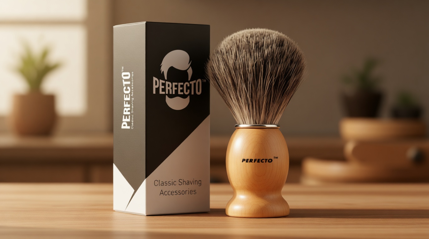 Synthetic Bristles Shaving Brush For Men, Engineered for The Best Shave of Your Life. Shaving Brush - Shave Brush for Wet Shave for Safety Razor, Double Edge Razor, Straight Razor, Shaving Razor