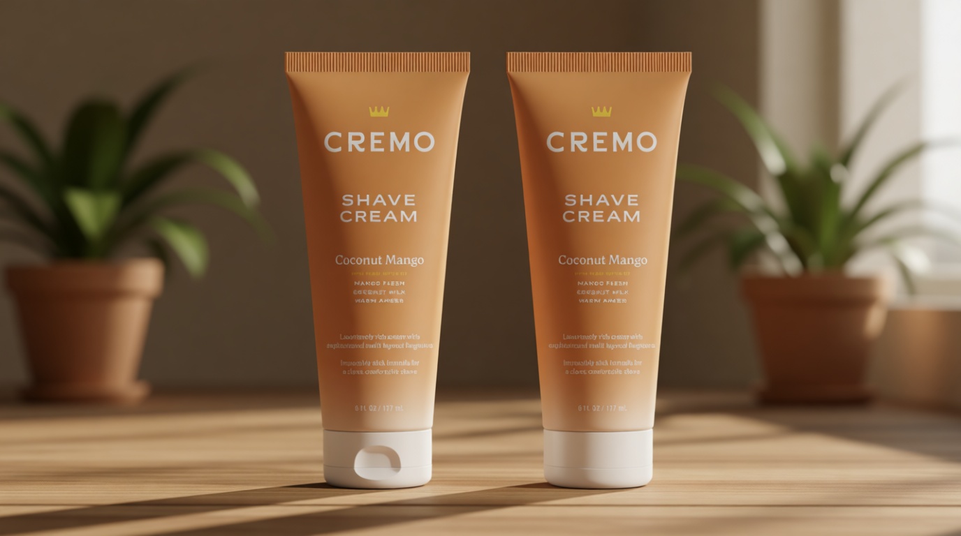 Cremo Womens Shaving Cream Sensitive Skin, Moisturizing, Coconut Mango, Ultra-Slick Shave Cream for Women, Fights Nicks, Cuts and Razor Burn, 6 Fl Oz (Pack of 2)