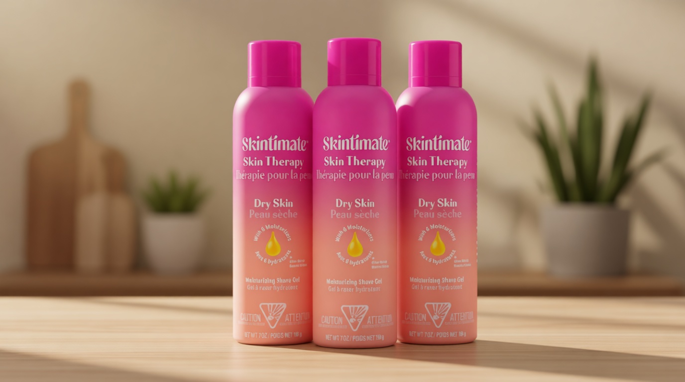 Skintimate Skin Therapy Dry Skin Shave Gel for Women, 3 Pack | Skintimate Shaving Cream for Women, Womens Shaving Cream, Shaving Foam, Womens Shave Gel, Pack of 3, 7oz each
