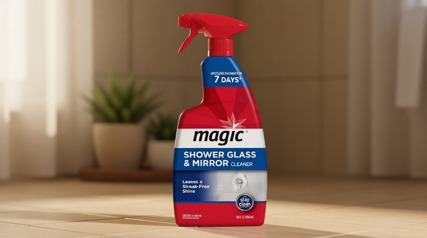 Magic Shower Glass & Mirror Cleaner, 28 Fluid Ounce (Packaging May Vary)