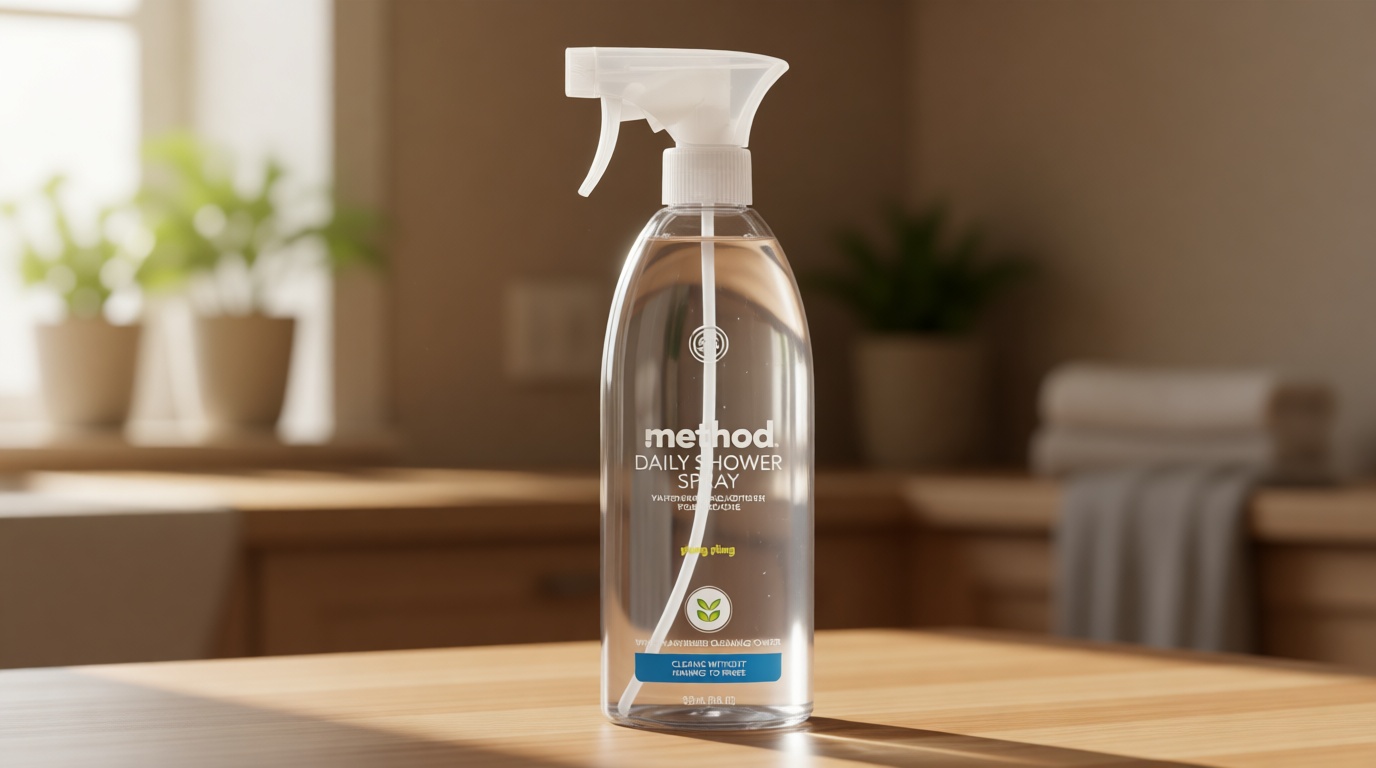 Method Daily Shower Cleaner Spray, Ylang Ylang, For Showers, Tile, Fixtures, Glass and Tubs, 28 oz spray bottle (Pack of 1)