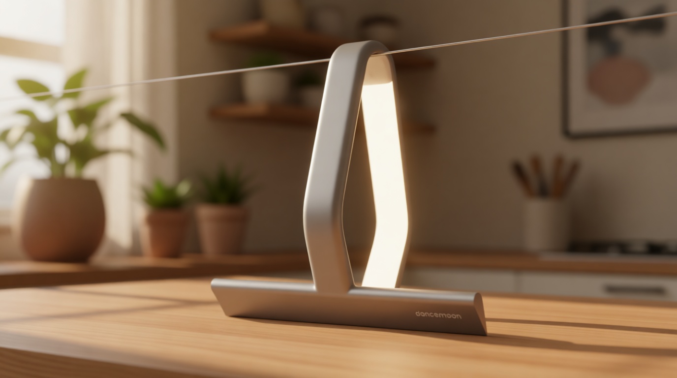 dancemoon JustHang Shower Squeegee for Glass Doors, All-in-One Award-Winning Silicone Squeegee with Built-in Hook for Bathroom, Window, Mirror, Tile Wall, Car, Streak-Free Cleaner Tool, 10-Inch Gray ClimatePartner certified