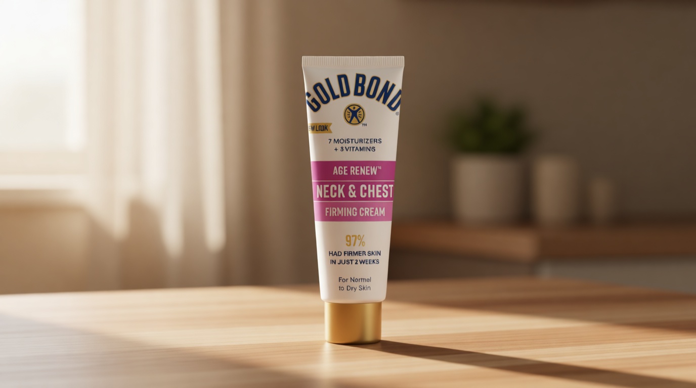 Gold Bond Age Renew Neck & Chest Firming Age Renew Cream, 2 oz., Clinically Tested Skin Firming Cream
