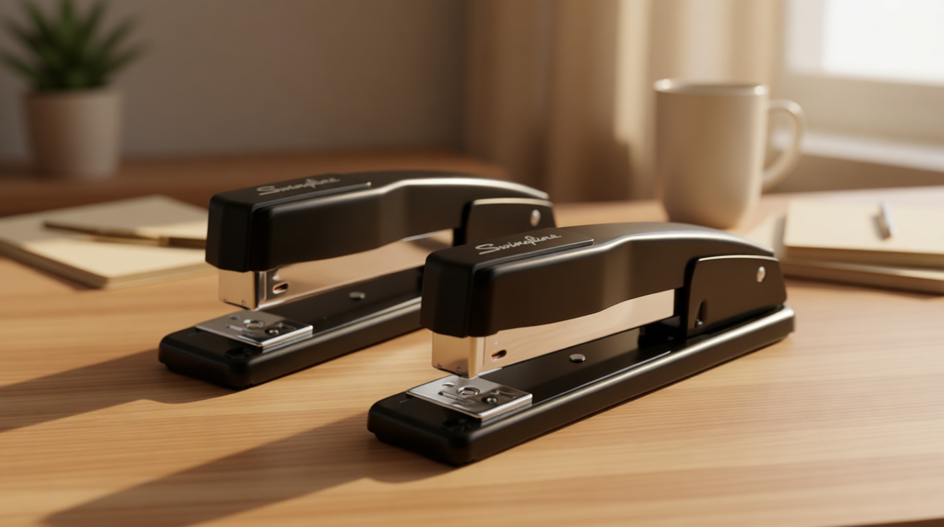 Swingline Commercial Stapler, 20 Sheet Capacity, Jam Free, Metal, 2 Pack, Black (44401AZ)