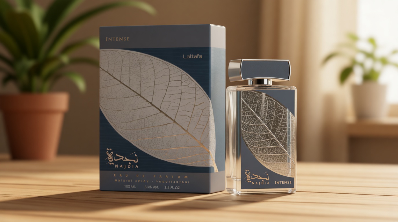 Lattafa Najdia Intense – Fresh, Marine, Woody – Eau de Parfum Spray Long-Lasting Fragrance for Men, 3.4 Ounce / 100 ml