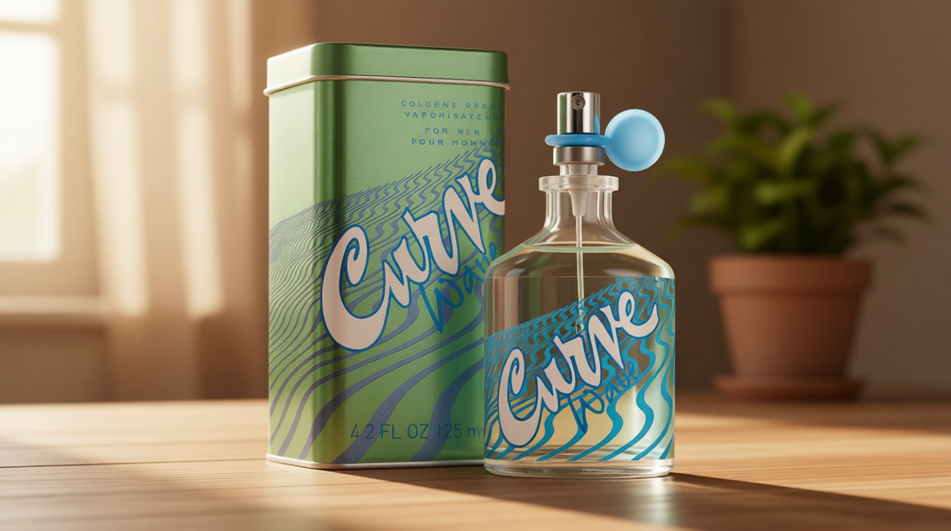Curve Wave Men's Cologne Fragrance Spray, Casual Day or Night Scent, 4.2 fl oz