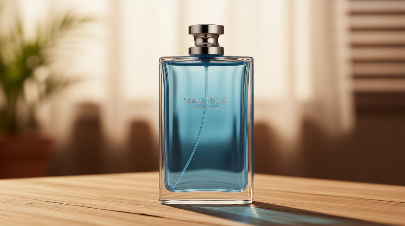 Nautica Voyage Eau De Toilette, Cologne and Fragrance For Men, Fresh, Romantic, Fruity Scent Woody, Aquatic Notes of Apple, Water Lotus, Cedarwood, and Musk Ideal Day Wear, Long Lasting 6.7Fl oz