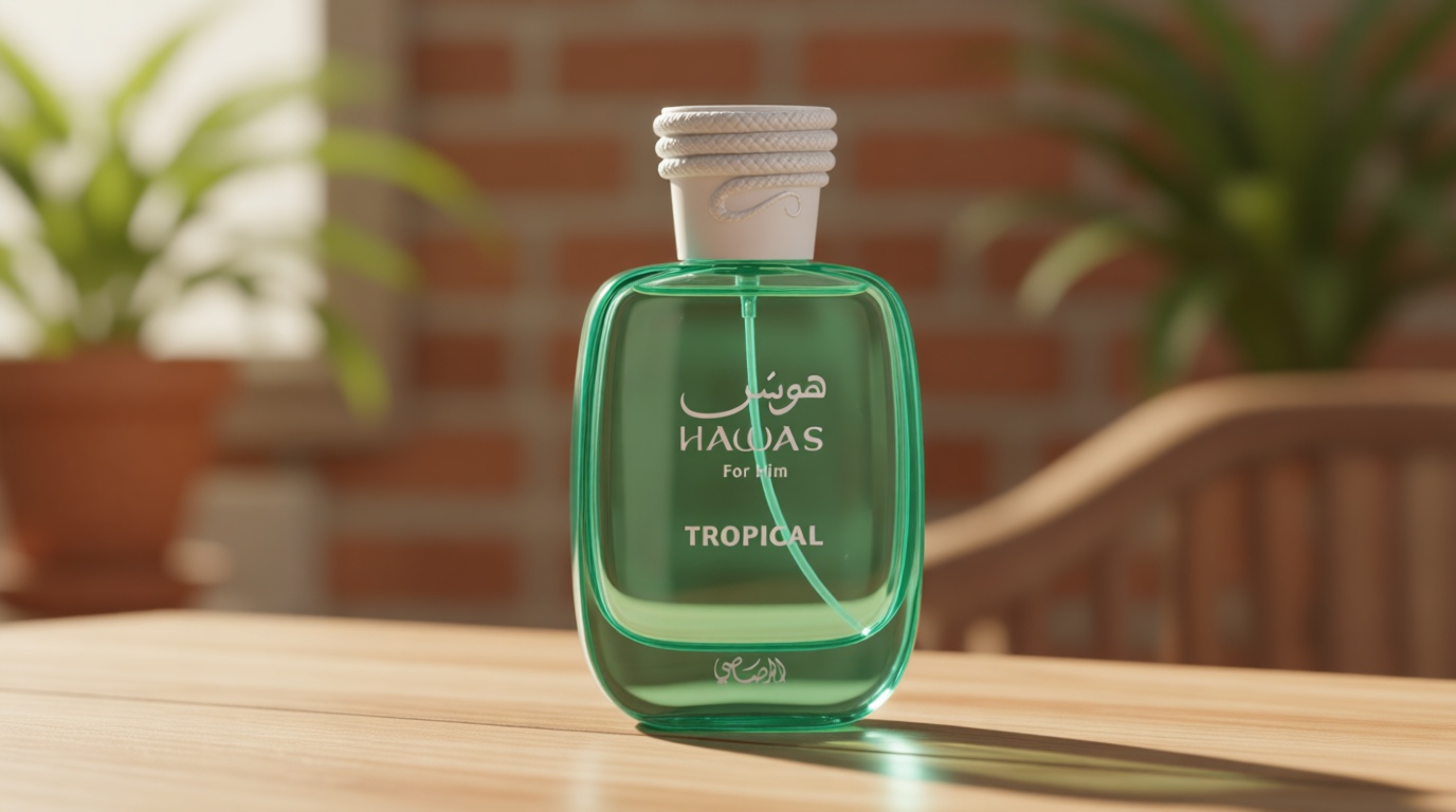 Rasasi Hawas Tropical Eau De Parfum Spray for Men, 3.4 Ounce