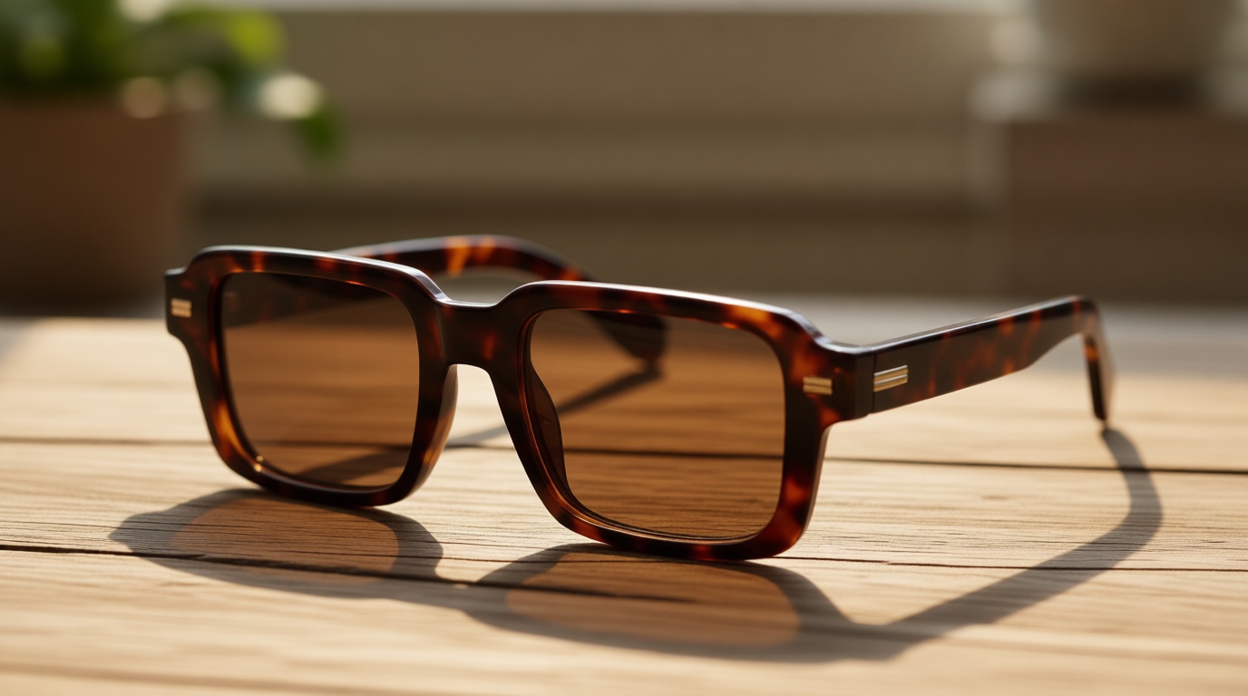 SOJOS Big Trendy Square Polarized Sunglasses Womens Mens, Retro Large Chunky Wide Rectangle Shades SJ2345 Global Recycled Standard