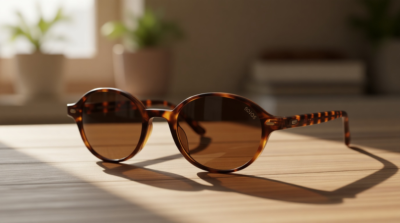 SOJOS Retro Oval Round Polarized Sunglasses Womens Mens, Small Chic Vintage Trendy Sunnies SJ2611 Global Recycled Standard