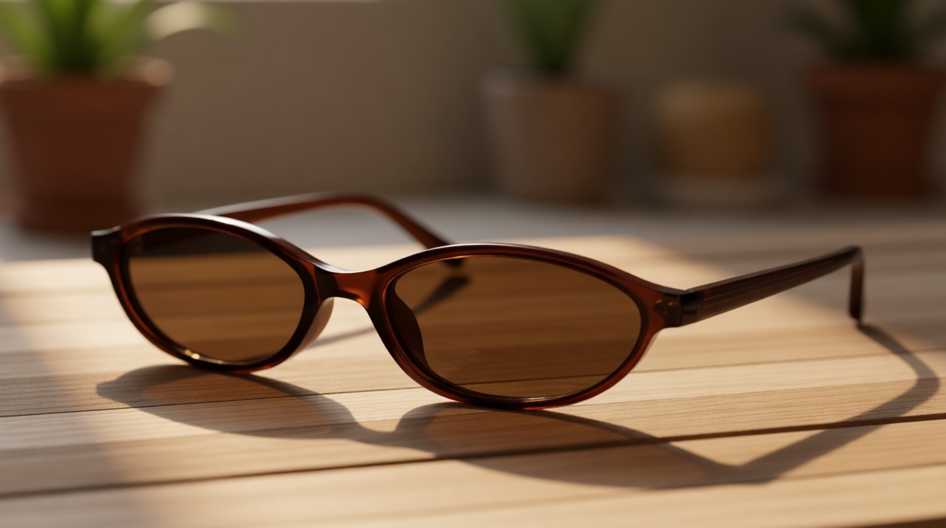 phikttu Sunglasses Womens Retro Oval Sunglasses for Women - Cat Eye 90s Glasses Y2K UV400 Lightweight Narrow Shades