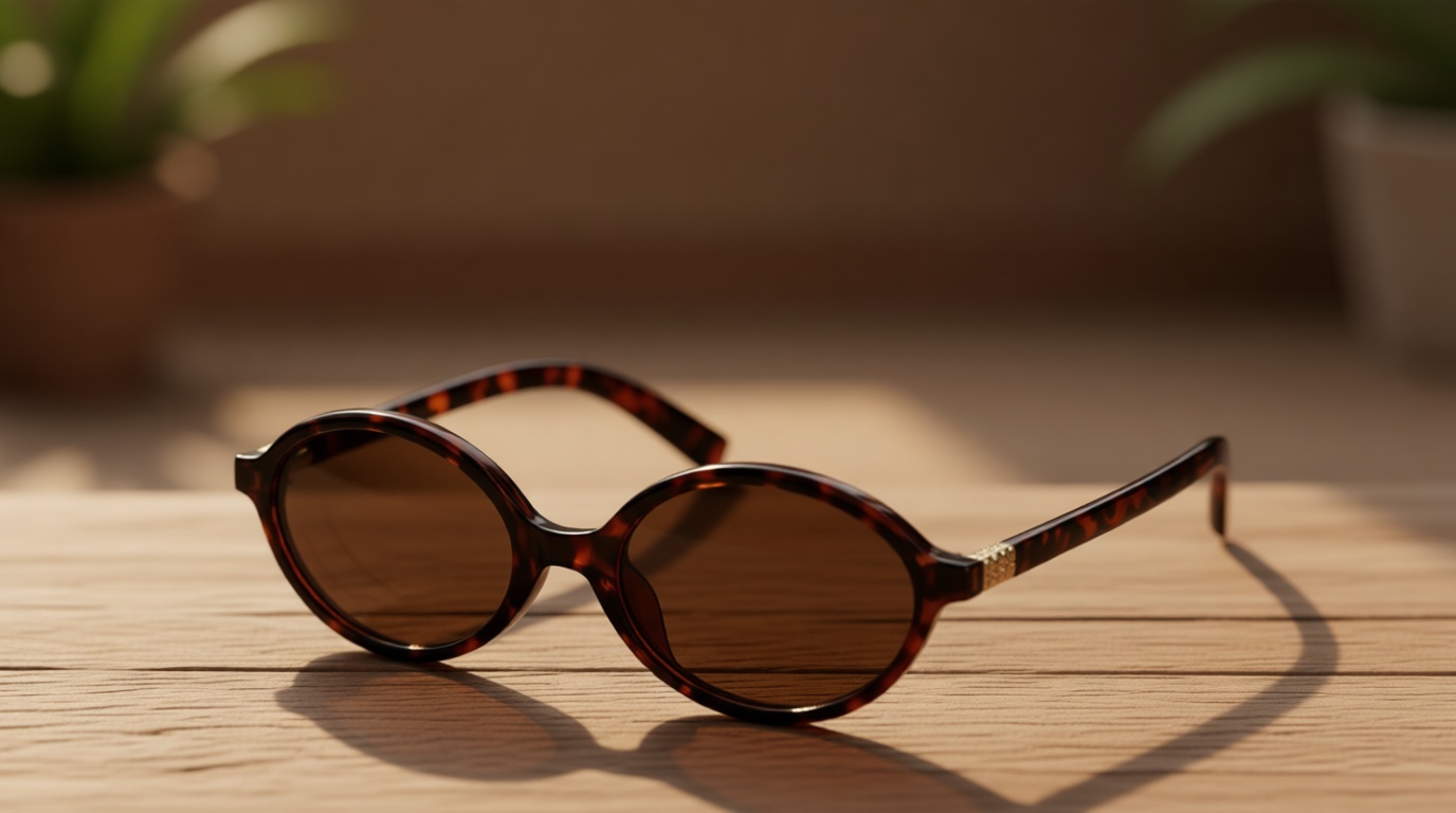 ViewJoy Retro Oval Sunglasses for Women Vintage 90s Y2K Trendy Designer Sun Glasses