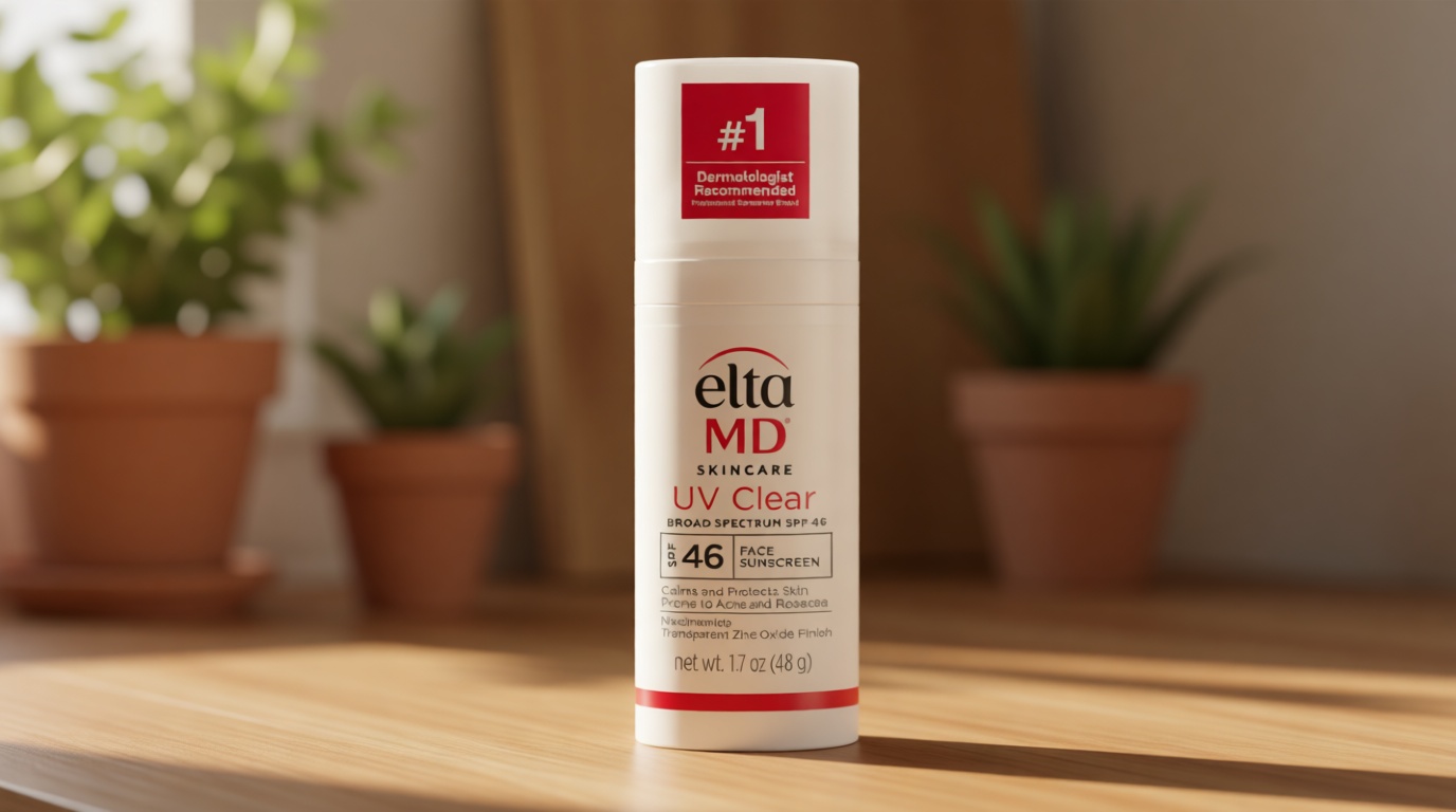 EltaMD UV Clear Face Sunscreen, Oil Free Sunscreen for Sensitive Skin with Zinc Oxide, Dermatologist Recommended
