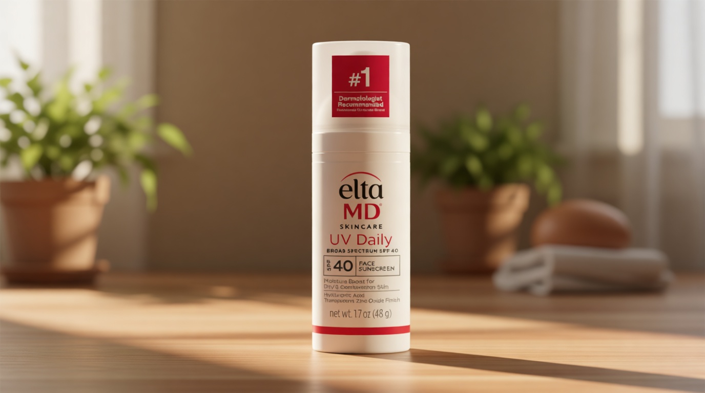 EltaMD UV Daily Face Sunscreen with Transparent Zinc Oxide and Hyaluronic Acid, Moisturizes and Protects, Great for Dry, Combination, and Normal Skin