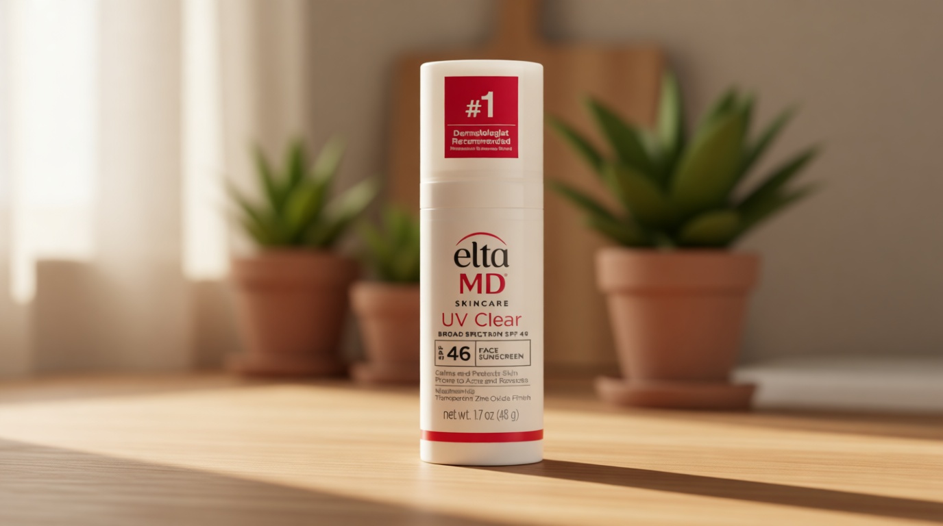 EltaMD UV Clear Face Sunscreen, Oil Free Sunscreen for Sensitive Skin with Zinc Oxide, Dermatologist Recommended