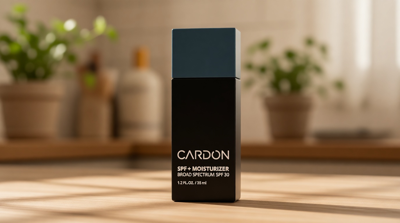 Cardon Men's SPF 30 Korean Sunscreen for Face, Facial Moisturizer With Sunblock, Anti-Aging Face Sunscreen, SPF Facial Moisturizer, Men's Skin Care Lotion with Cactus Extract (1 Bottle - 35ml)