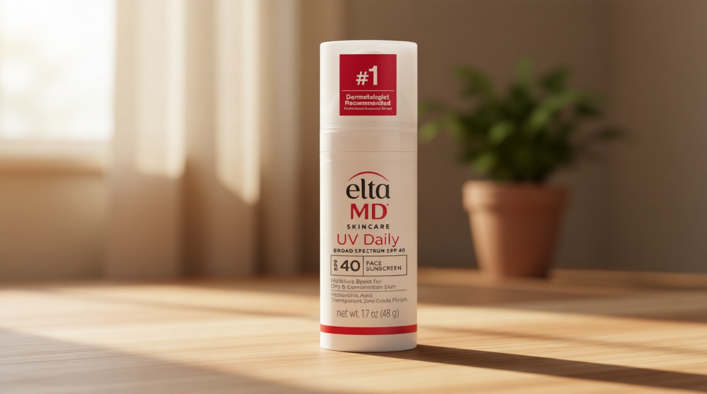 EltaMD UV Daily Face Sunscreen with Transparent Zinc Oxide and Hyaluronic Acid, Moisturizes and Protects, Great for Dry, Combination, and Normal Skin