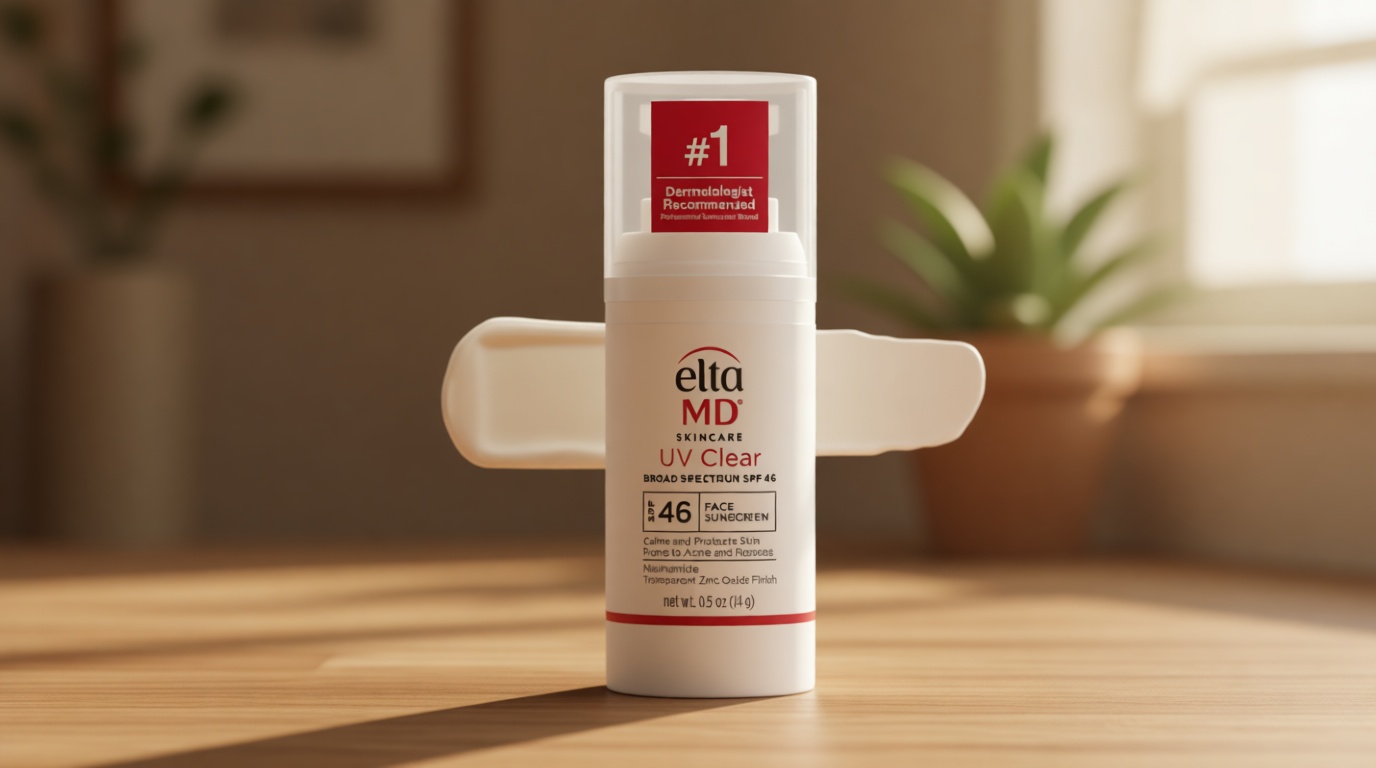 EltaMD UV Clear Face Sunscreen, Oil Free Sunscreen for Sensitive Skin with Zinc Oxide, Dermatologist Recommended