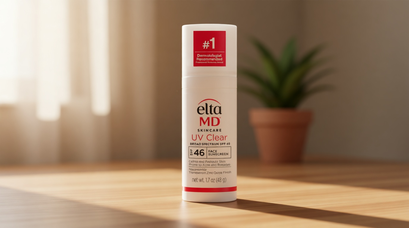 EltaMD UV Clear Face Sunscreen, Oil Free Sunscreen for Sensitive Skin with Zinc Oxide, Dermatologist Recommended