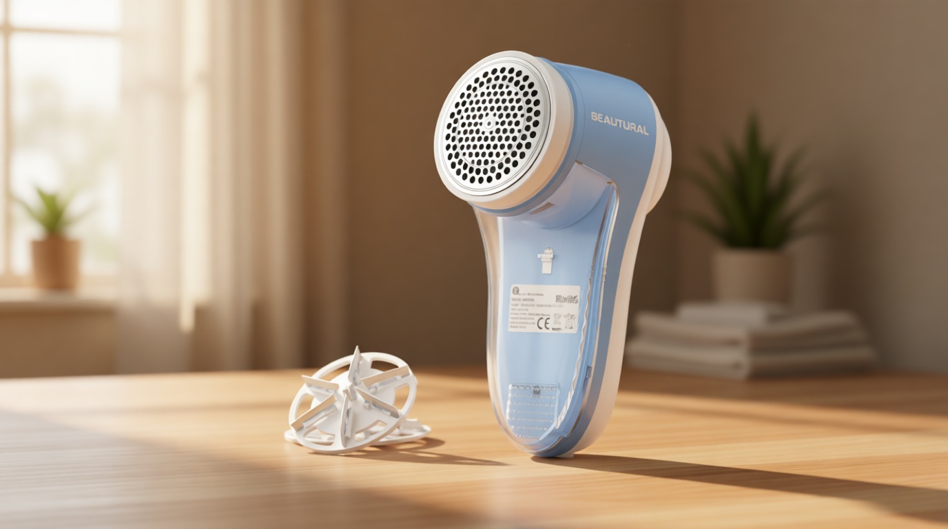 BEAUTURAL Fabric Shaver, Rechargeable Lint Remover for Clothes, Electric Lint Shaver with 6-Leaf Blades, Sweater Shavers to Fuzz, Lint Balls, Pillings, Bobbles for Clothes and Furniture