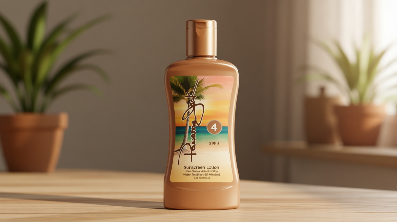 Panama Jack Sunscreen Tanning Lotion - SPF 4, PABA, Paraben, Gluten & Cruelty Free, Antioxidant Moisturizing Formula, 6 FL OZ (Pack of 1)