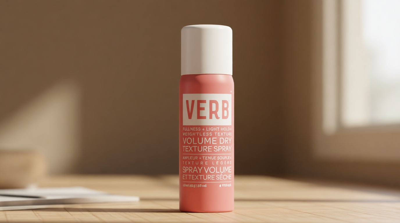 VERB Volume Dry Texture Spray- Boosts Volume, Adds Fullness & Weightless Grit - Sulfate, Paraben and Gluten Free