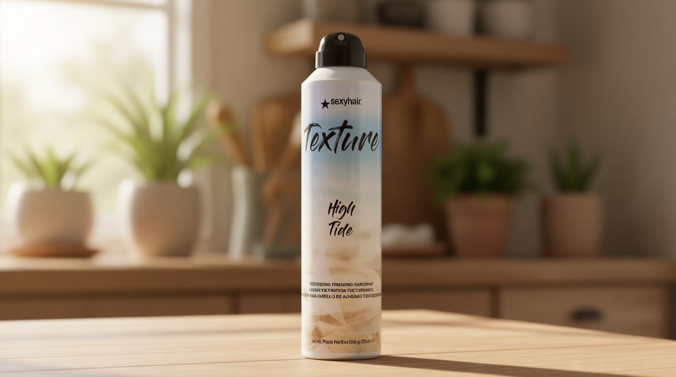 SexyHair Texture High Tide Texturizing Finishing Hairspray, 8 Oz | Maintains Natural Shine | Up to 24 Hour Humidity Resistance | All Hair Types