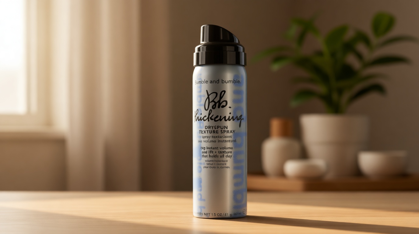 Bumble and bumble. Thickening Dryspun Texture Spray | Dry Texture Spray for Hair Volume | Lightweight Formula | Adds Hold | For Fine to Medium Straight to Wavy Hair Types