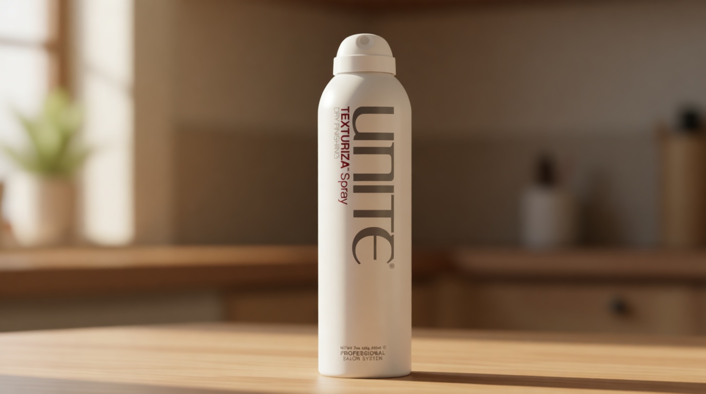 UNITE Hair – TEXTURIZA Texturizing Spray – Dry Finishing Spray for Weightless Volume, Texture & Medium Workable Hold – UV & Thermal Protection – 7 Oz
