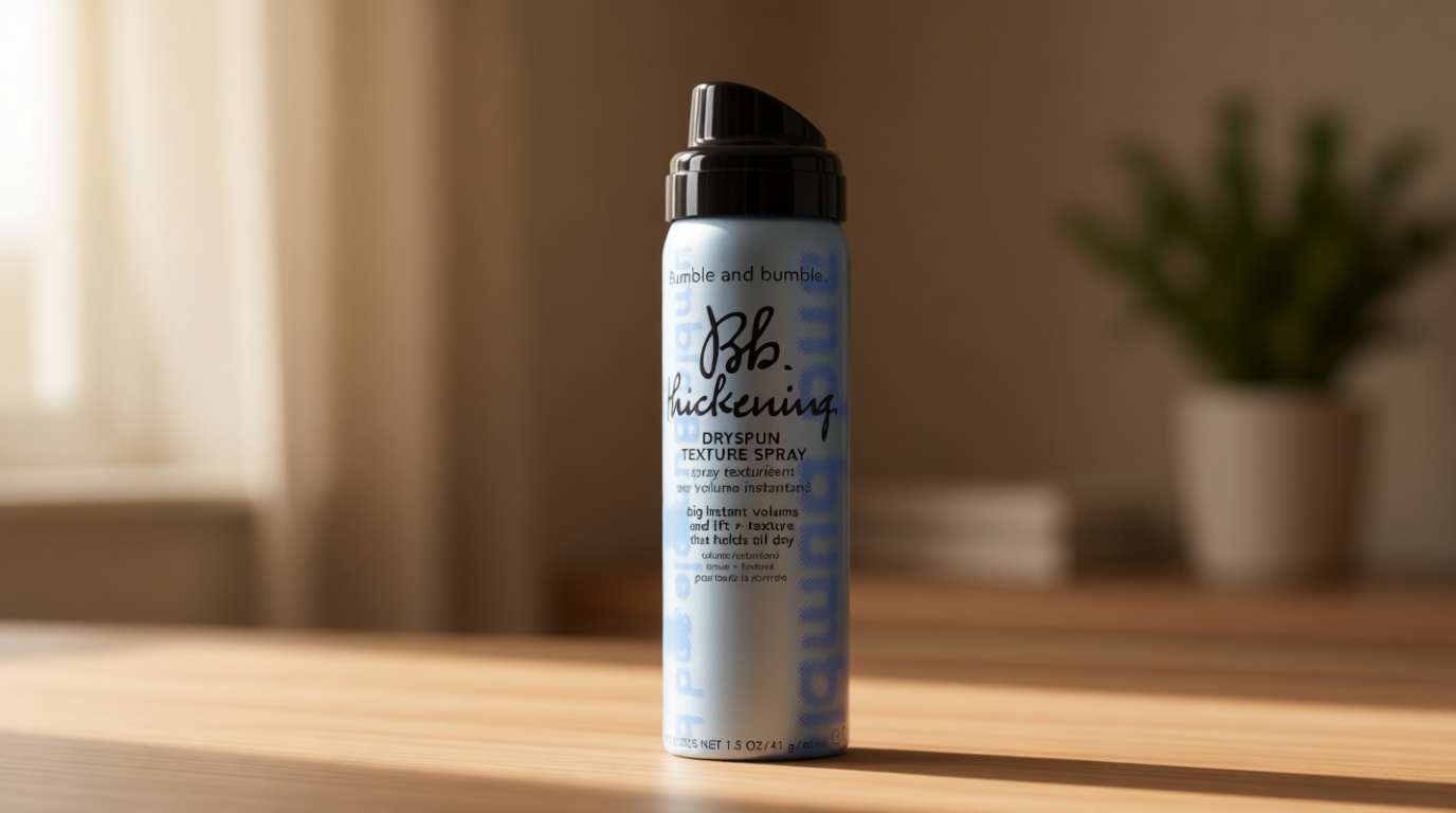 Bumble and bumble. Thickening Dryspun Texture Spray | Dry Texture Spray for Hair Volume | Lightweight Formula | Adds Hold | For Fine to Medium Straight to Wavy Hair Types