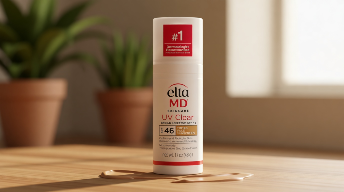 EltaMD UV Clear Face Sunscreen, Oil Free Sunscreen for Sensitive Skin with Zinc Oxide, Dermatologist Recommended