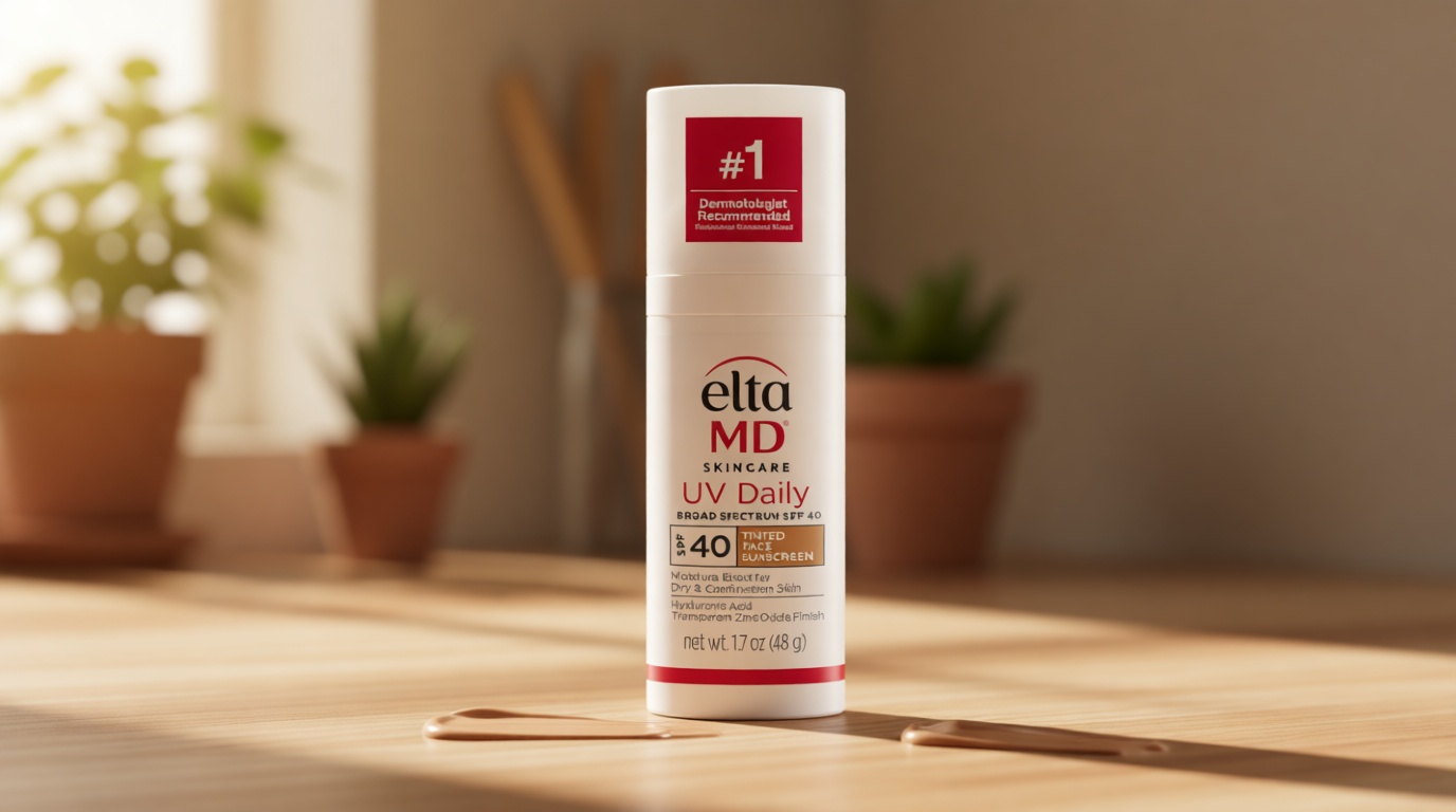 EltaMD UV Daily Face Sunscreen with Transparent Zinc Oxide and Hyaluronic Acid, Moisturizes and Protects, Great for Dry, Combination, and Normal Skin