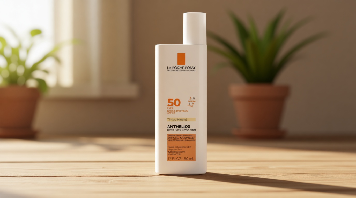 La Roche-Posay Anthelios Sunscreen SPF 40, Ultra-Light Fluid Broad Spectrum SPF 40, Face Sunscreen with Titanium Dioxide Mineral, Lightweight & Fast-Absorbing, Oil-Free, Matte Finish