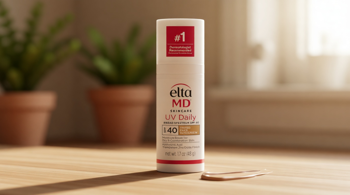 EltaMD UV Daily Face Sunscreen with Transparent Zinc Oxide and Hyaluronic Acid, Moisturizes and Protects, Great for Dry, Combination, and Normal Skin